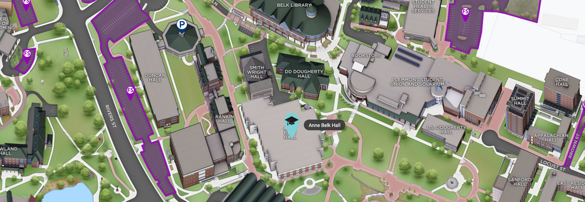 Anne Belk Hall Map